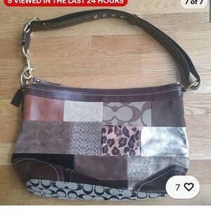 Vintage Coach Patchwork Bag